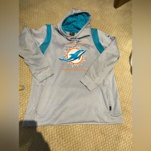 Nike on field Miami dolphins hoodie xxl